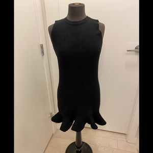 Knit Open Fluted Sweater New Night Out Dress S